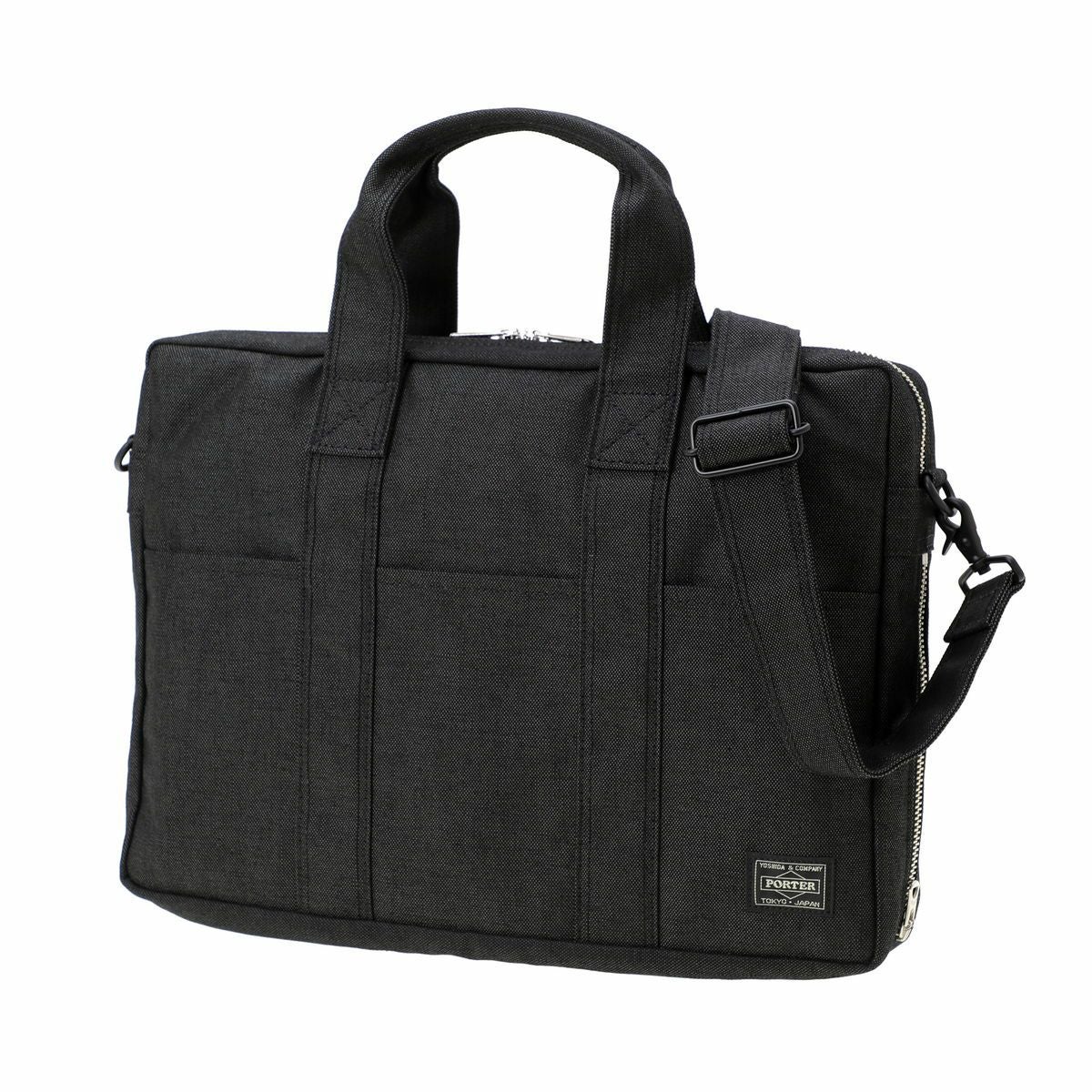 美品　ヘッドポーター　2way ブリーフケース　ブラックビューティー　2層式 ポーター スモーキー 2WAY ブリーフケース 592-27530 PORTER SMOKY