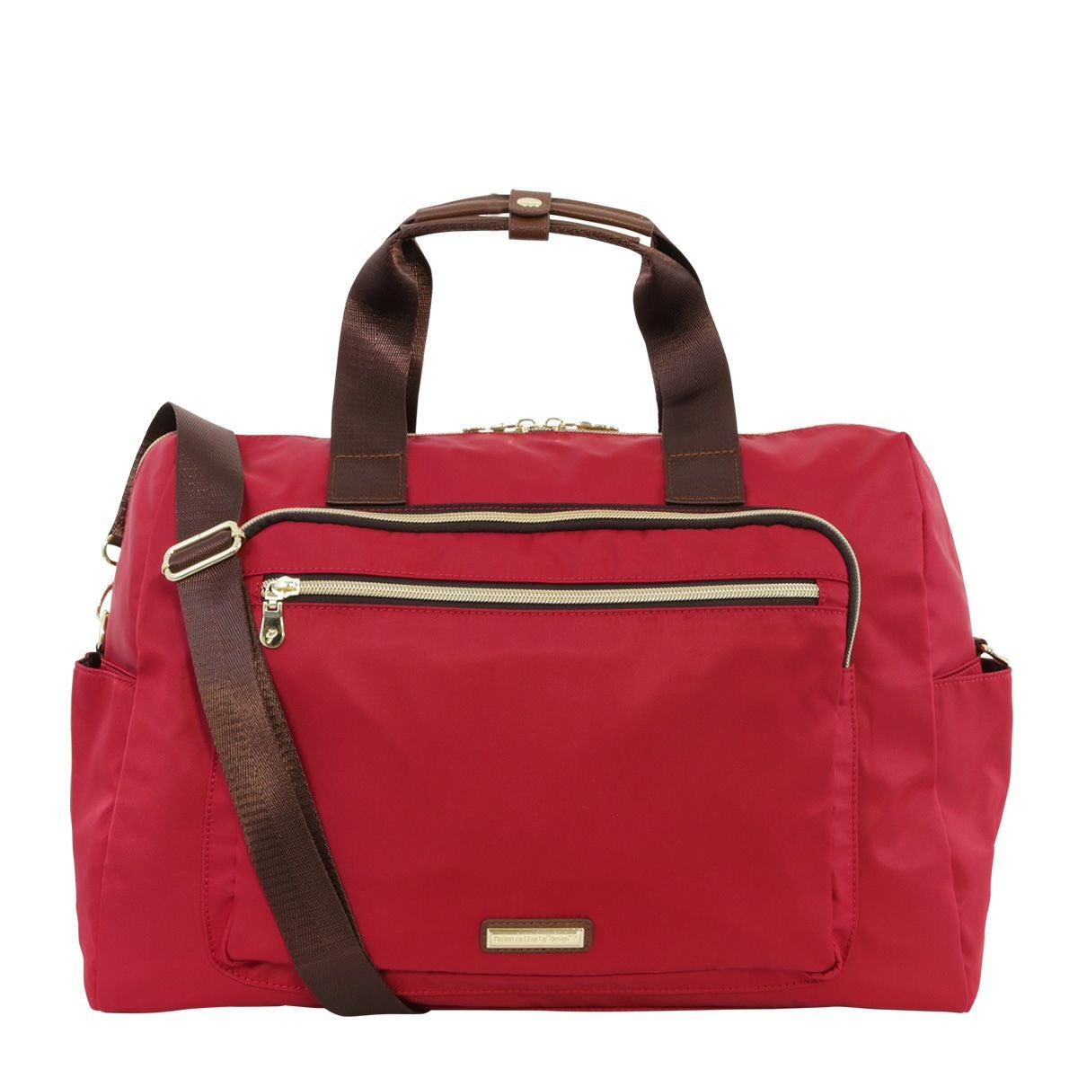 Ｄ字型バックル バーガンディ ボストンバッグ le coq sportif golf ボストンバッグ 約46×26×24(cm) -デサントストア