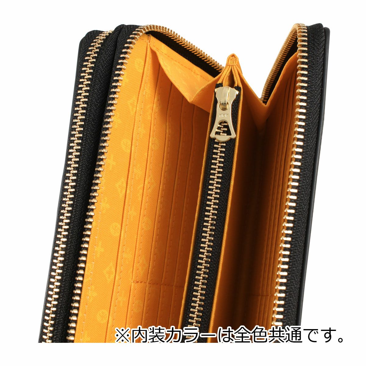 カステルバジャック クラッチバッグ 長財布 本革 ダブルファスナー