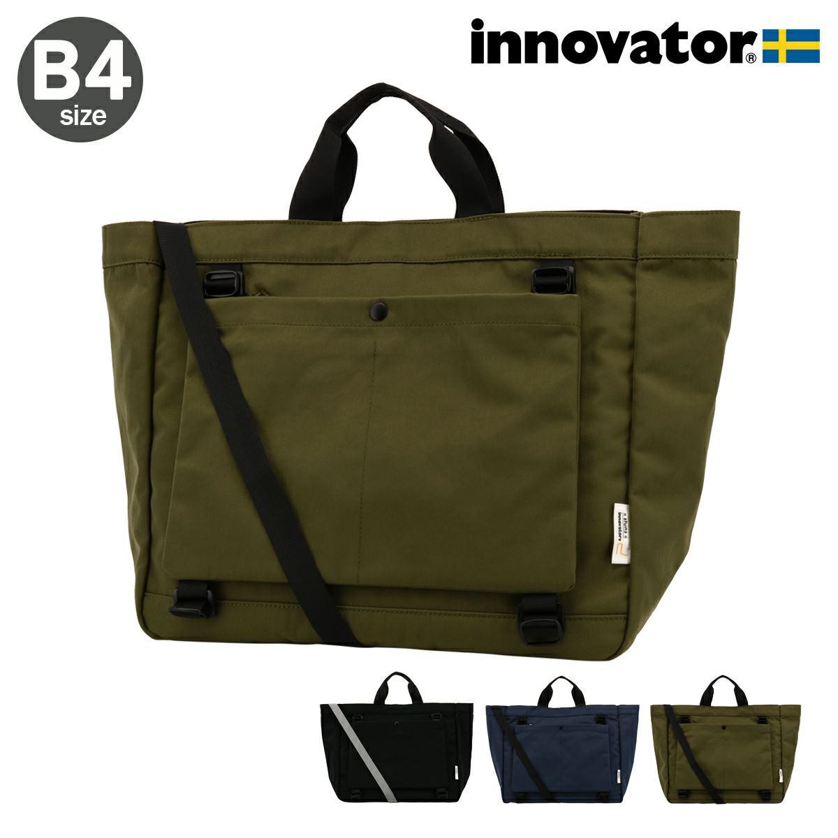 イノベーター トートバッグ B4 メンズ レディース INB1003 innovator