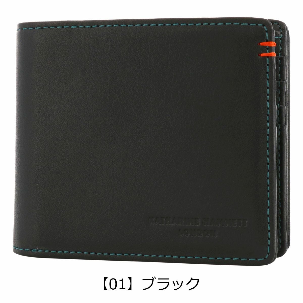 キャサリンハムネット 二つ折り財布 本革 メンズ 490-50701 MINERAL