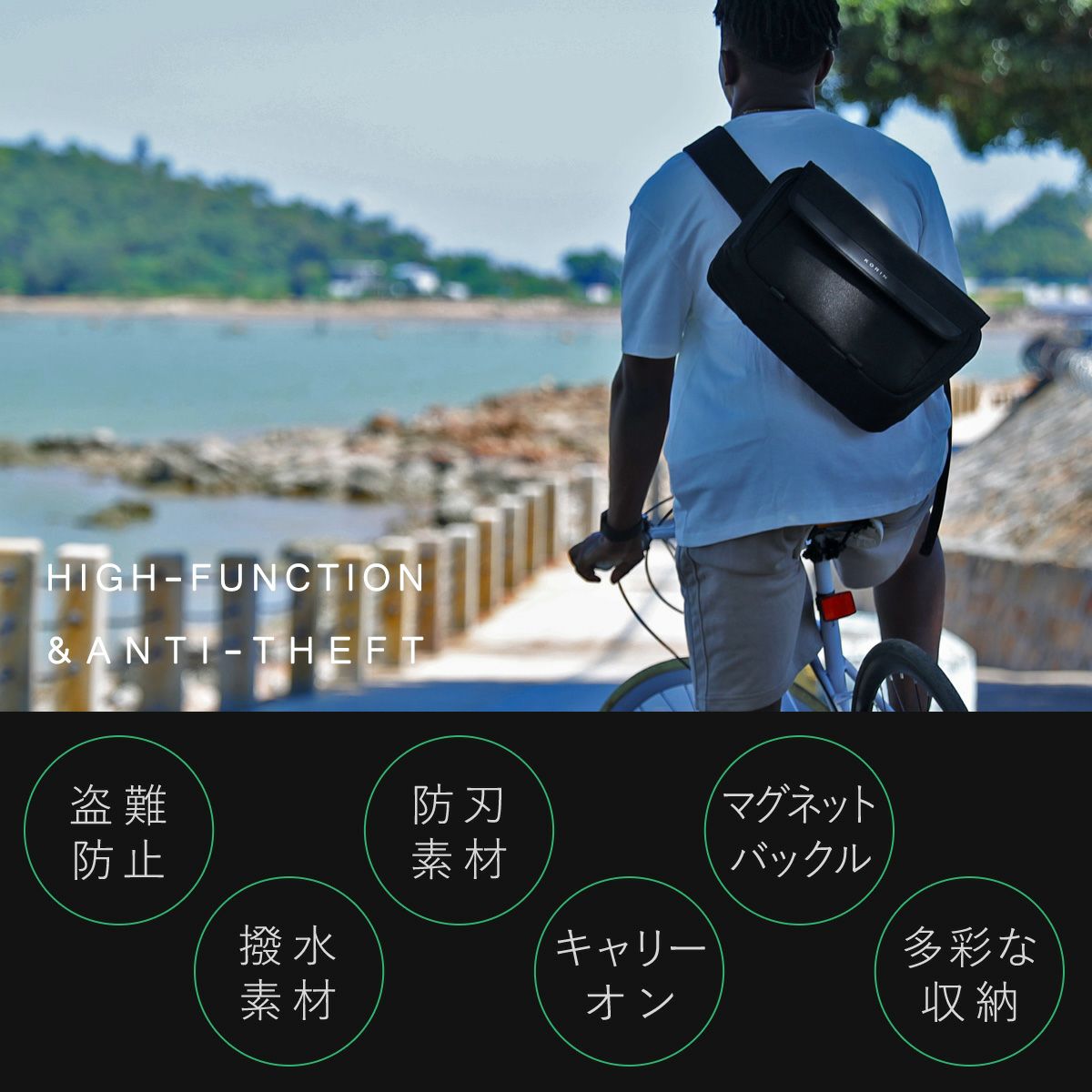 コリンデザイン ボディバッグ メンズ レディース C-SLING-X