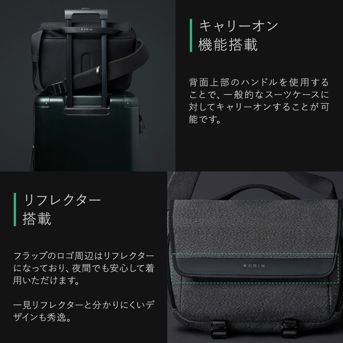 コリンデザイン ボディバッグ メンズ レディース C-SLING-X
