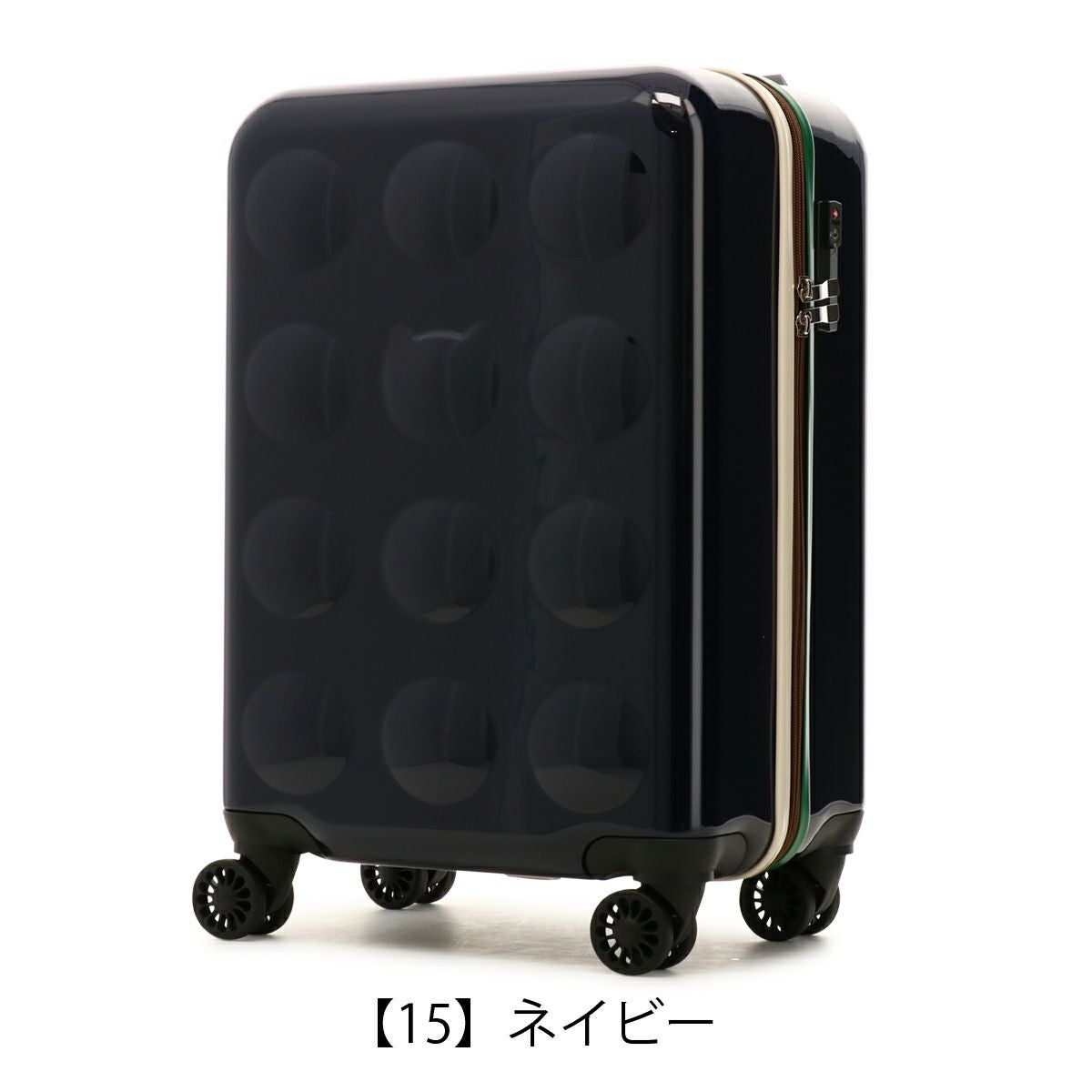ツモリチサト　キャリーケース　猫エンボス　えんじ色 ツモリチサト キャリー スーツケース 32L 53cm 3.2kg 猫 ねこ 新ネコ