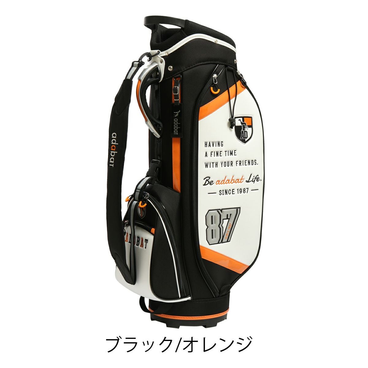 アダバット ゴルフ キャディバッグ カート型 9型 47インチ対応 4分割