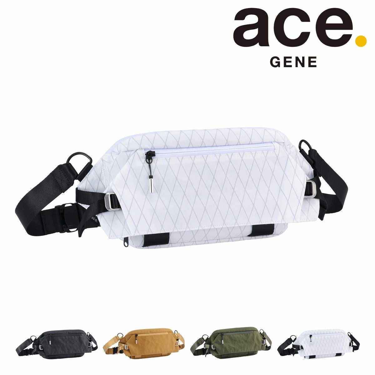 エースジーン ボディバッグ メンズ クロスリングX 68036 ace.GENE 撥