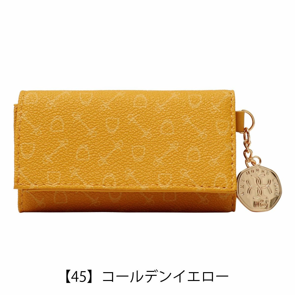 【10/7 11:30までSALE】 アンリクイール　イエロー キーケース ホワイ キーケース HSC コインハーネス SLG レディース 810735 Why