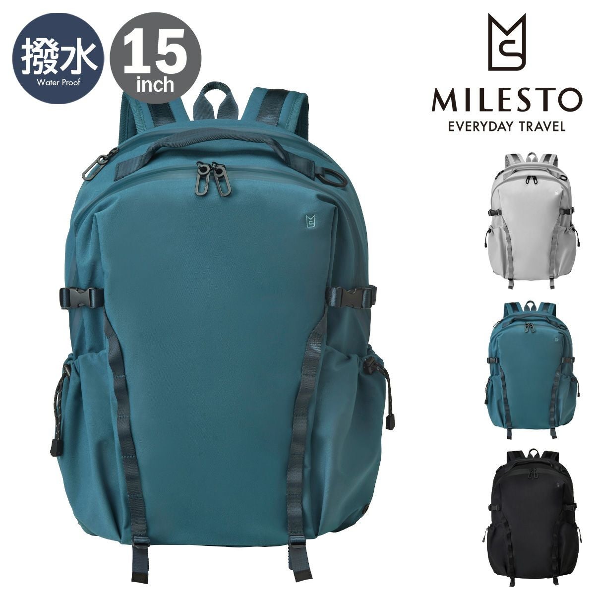 ミレスト リュック 15インチ リキッド レディース メンズ MLS855