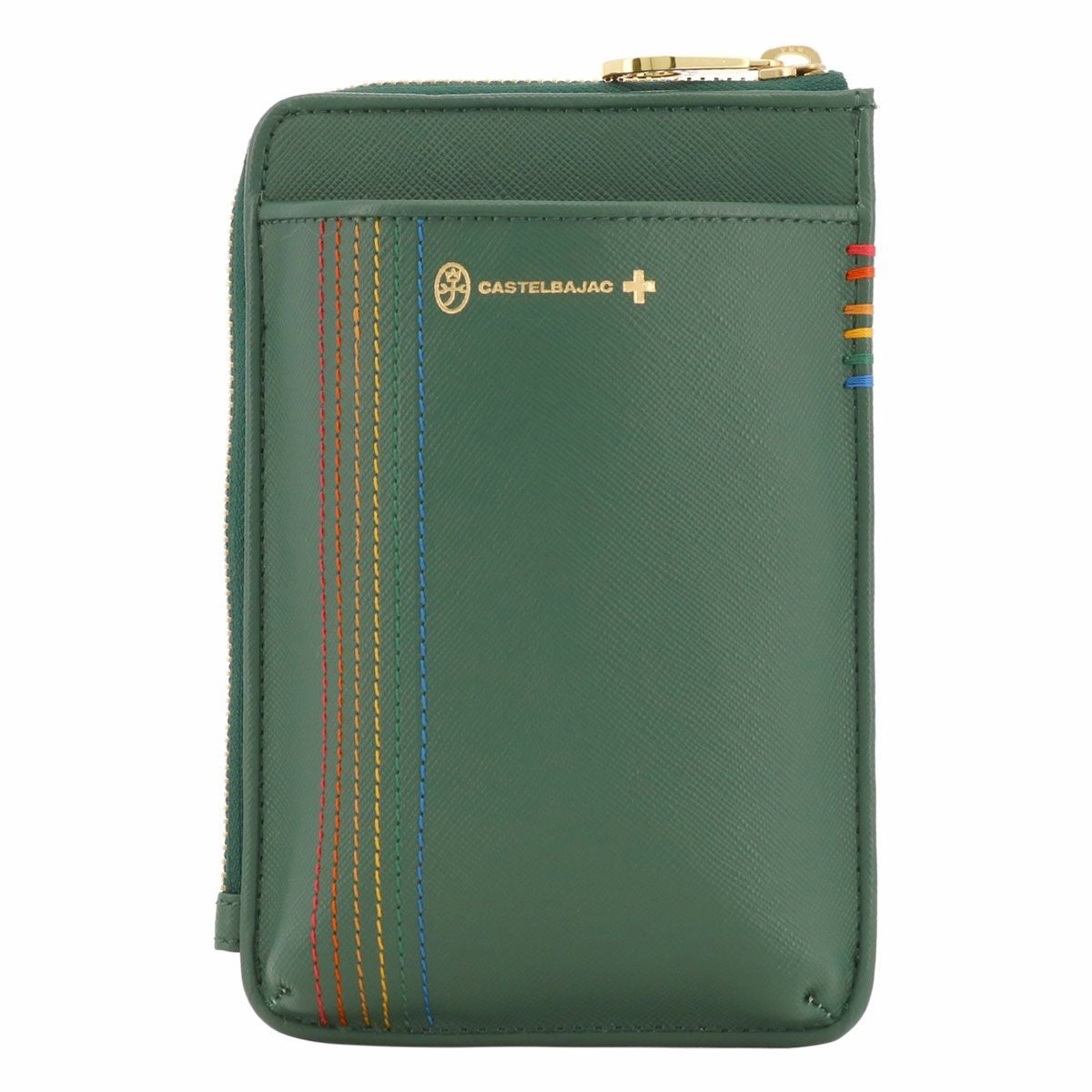 【新品未使用級】カステルバジャック　ヨットシリーズ　ボディーバッグ　限定色　緑 カステルバジャック スマホショルダー メンズ レディース 本革 027101