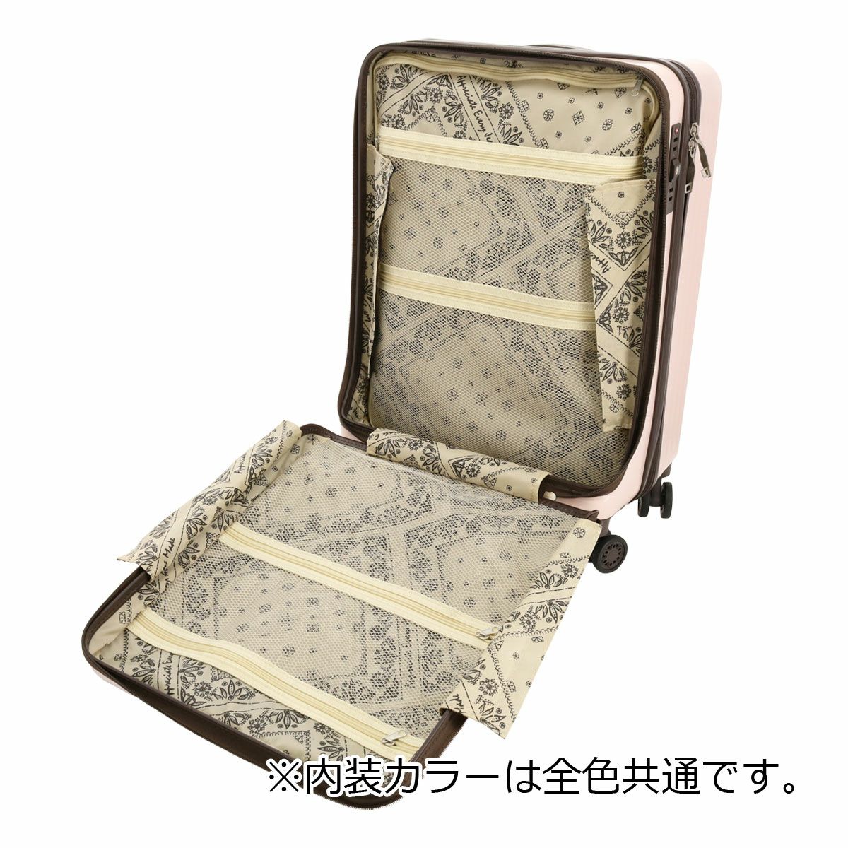 Lee スーツケース 53L 55cm 3.7kg フロントオープン リー 320-9021 22
