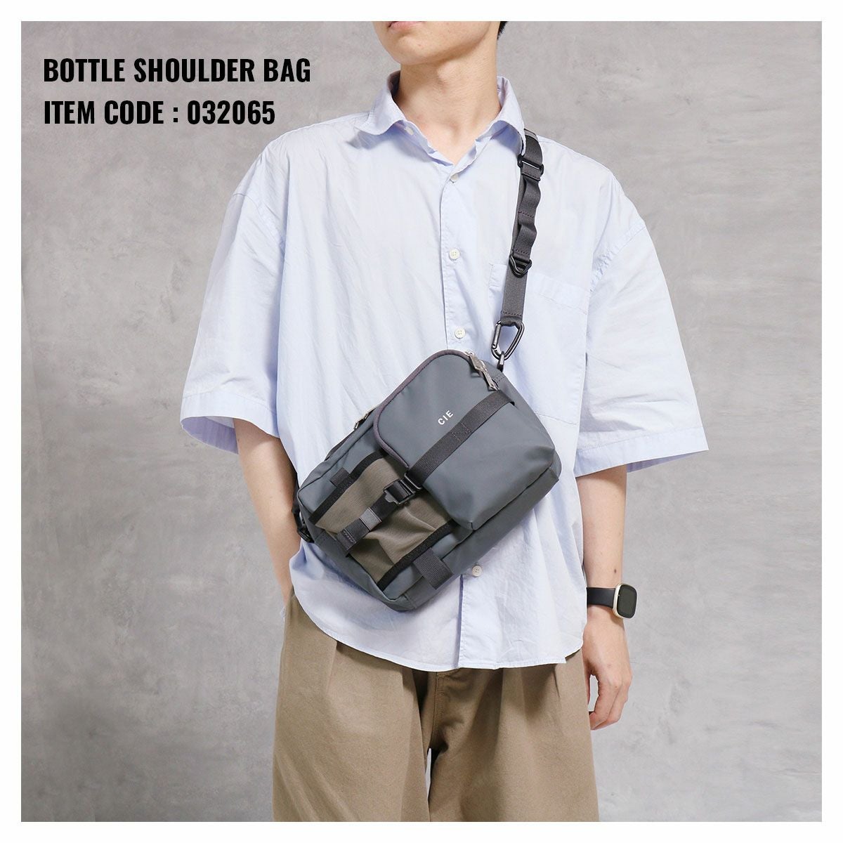 CIE ショルダーバッグ GRID3 BOTTLE SHOULDER BAG メンズ レディース