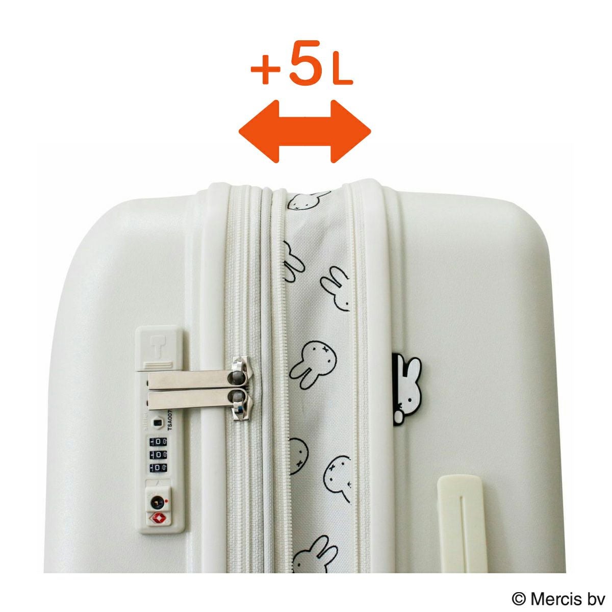 ハピタス ミッフィー シフレ スーツケース 60L 57cm 3.8kg レディース