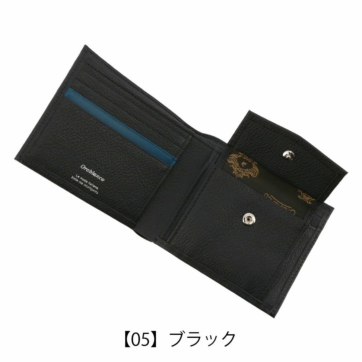 オロビアンコ 二つ折り財布 本革 メンズ ポインテッド ORS-131540 日本