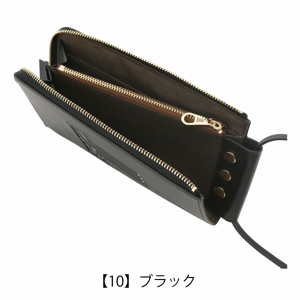 ランバンオンブルー スマホショルダー ヴィジュ 本革 レディース