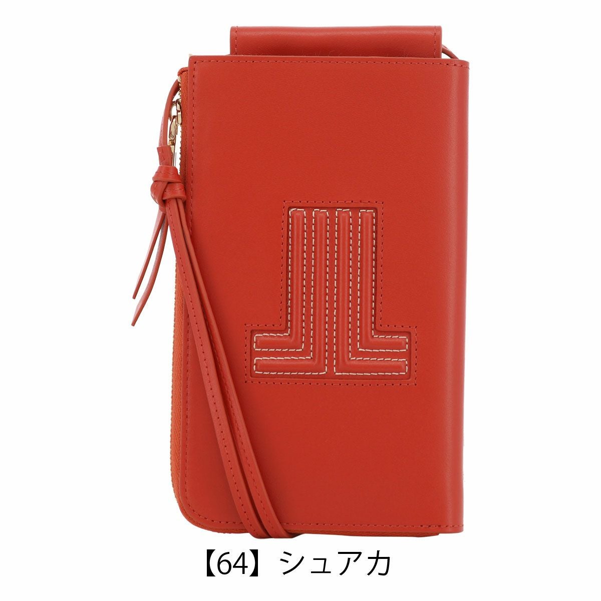 ランバンオンブルー スマホショルダー ヴィジュ 本革 レディース