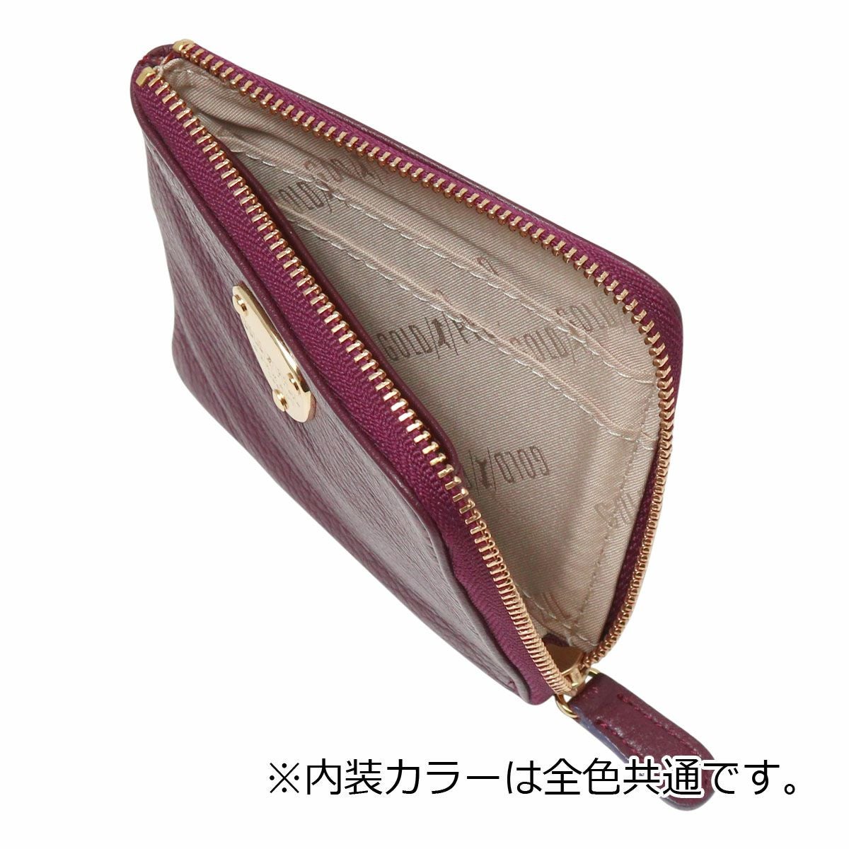 ゴールドファイル 小銭入れ コインケース 本革 L字ファスナー