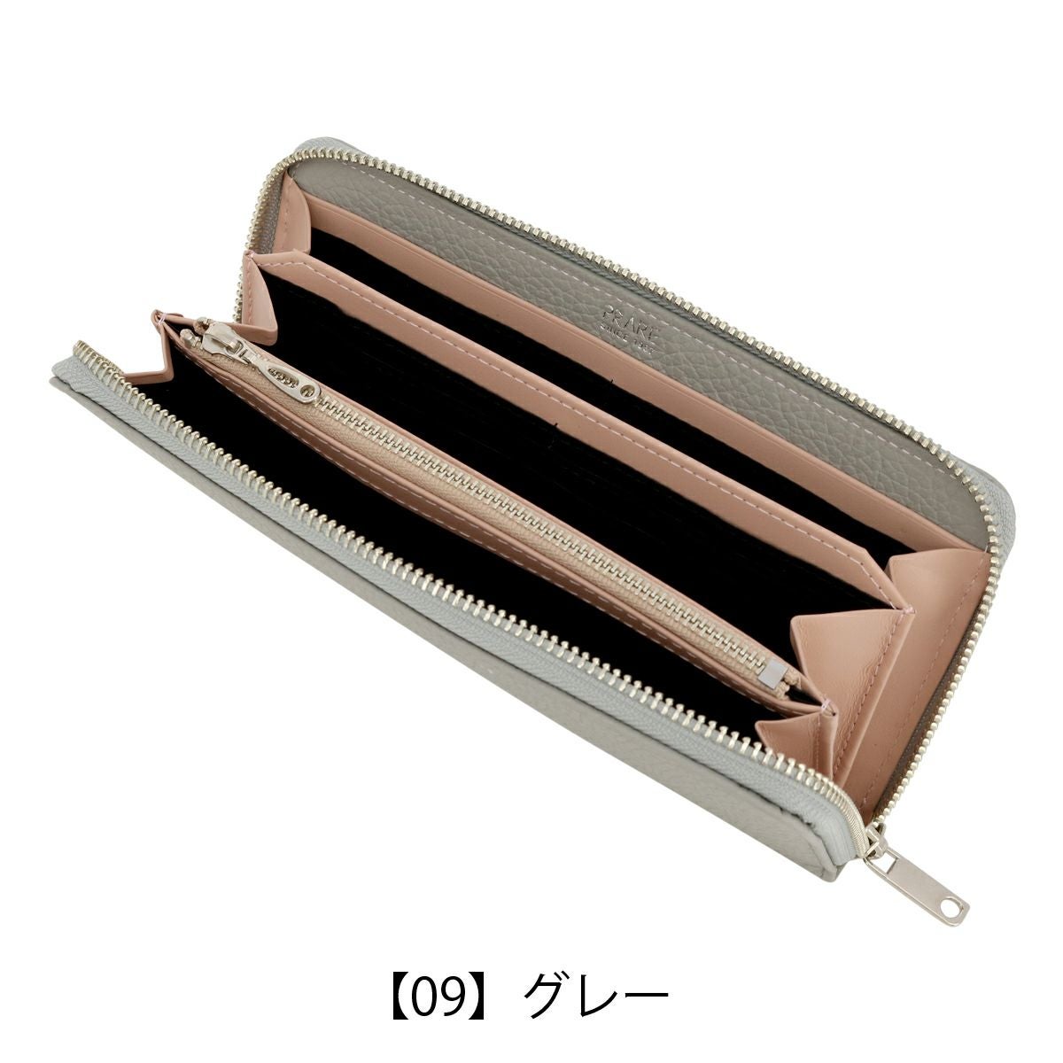 プレリー 長財布 本革 ラウンドファスナー メンズ レディース