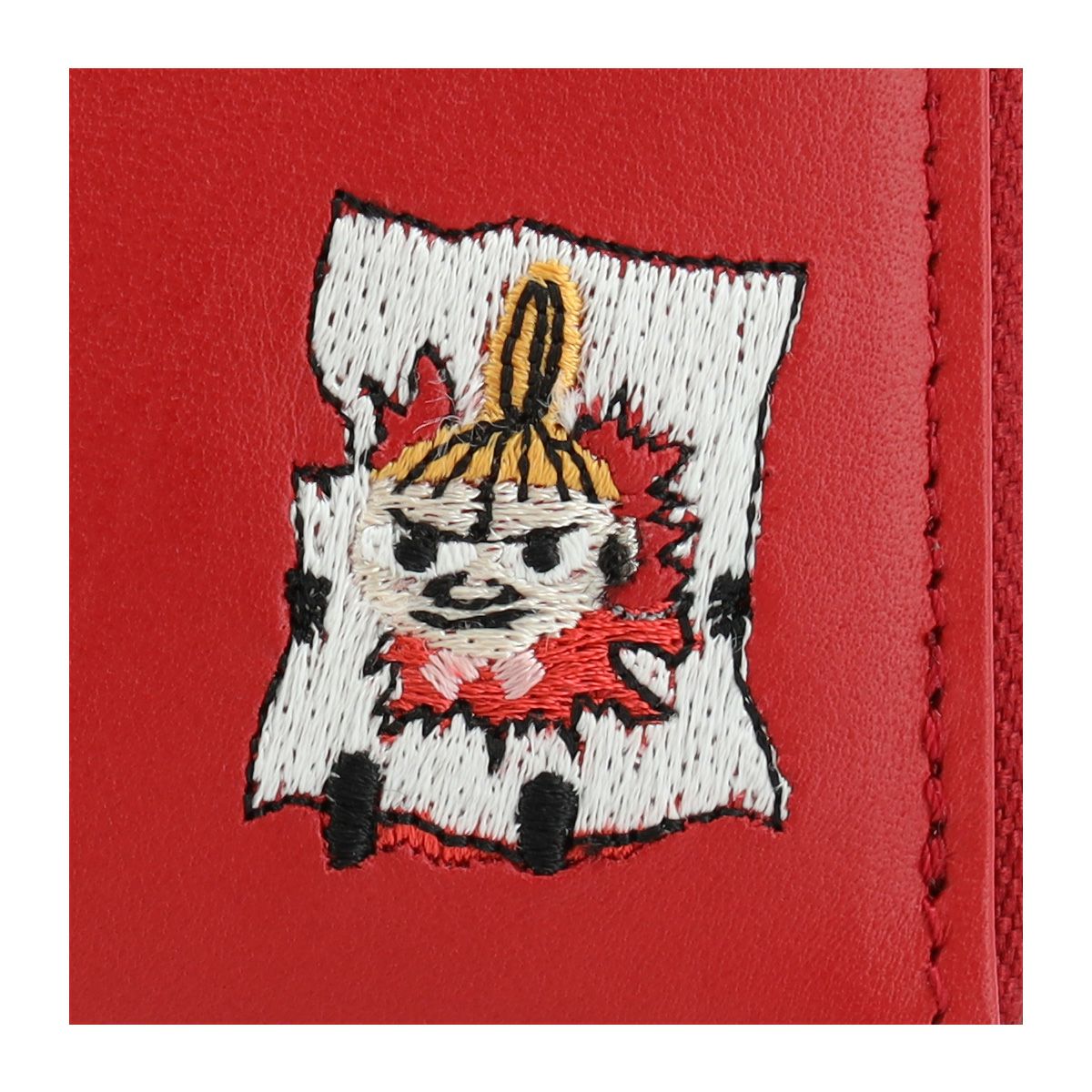 キソラ ムーミン 長財布 ラウンドファスナー 刺繍シリーズ レディース