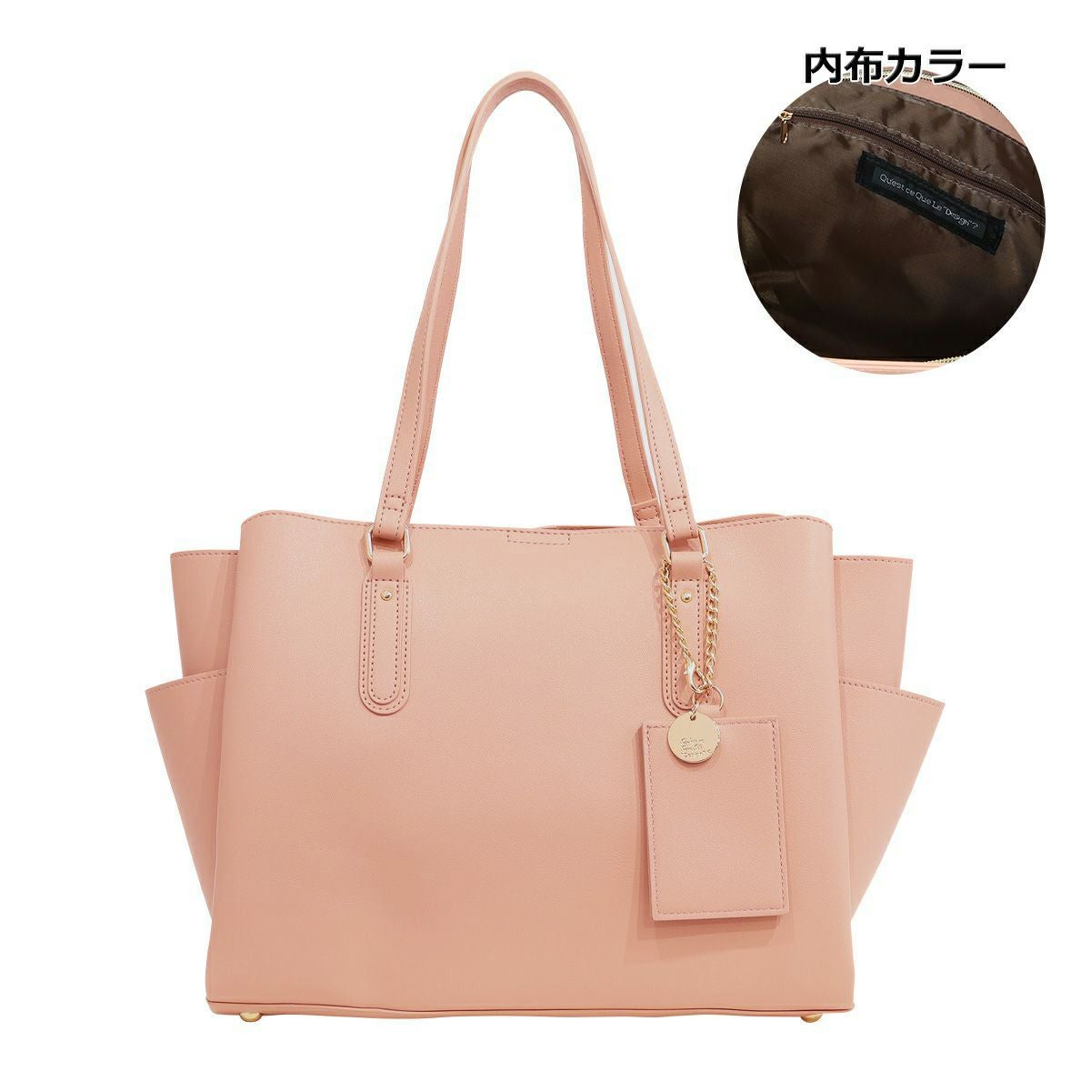 DoKIri-⭐ミンク⭐ミニバック⭐パーティーバッグ⭐持ち手スエード茶 ケスクルデザイン HIGI(ヒギ) トートバッグ レディース DM6-019 Quest