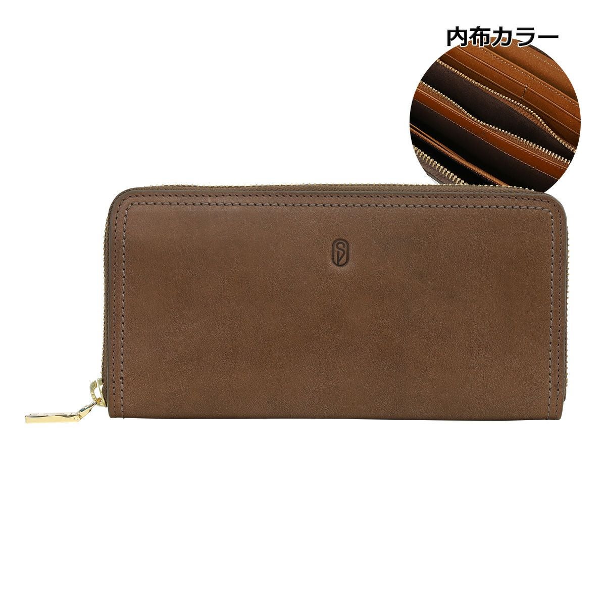 スマートピープル 長財布 ラウンドファスナー エルサラ メンズ