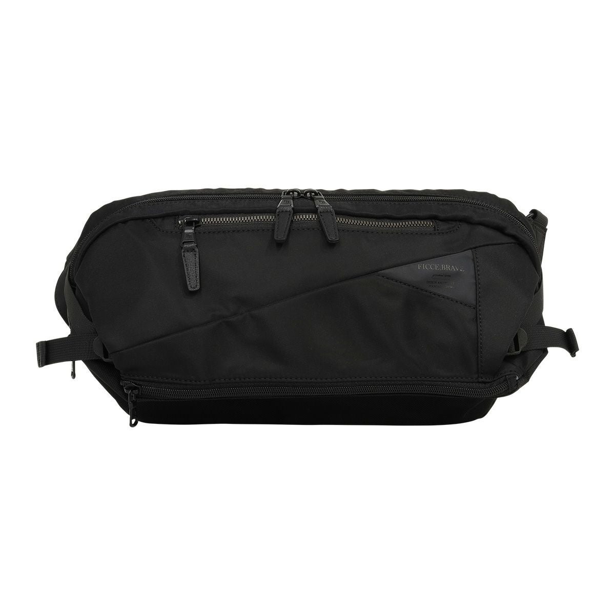 RE.FORM ブラック ボディバッグ PRADA × adidas RE-NYLON ボディバッグ ウエストバッグ ナイロン