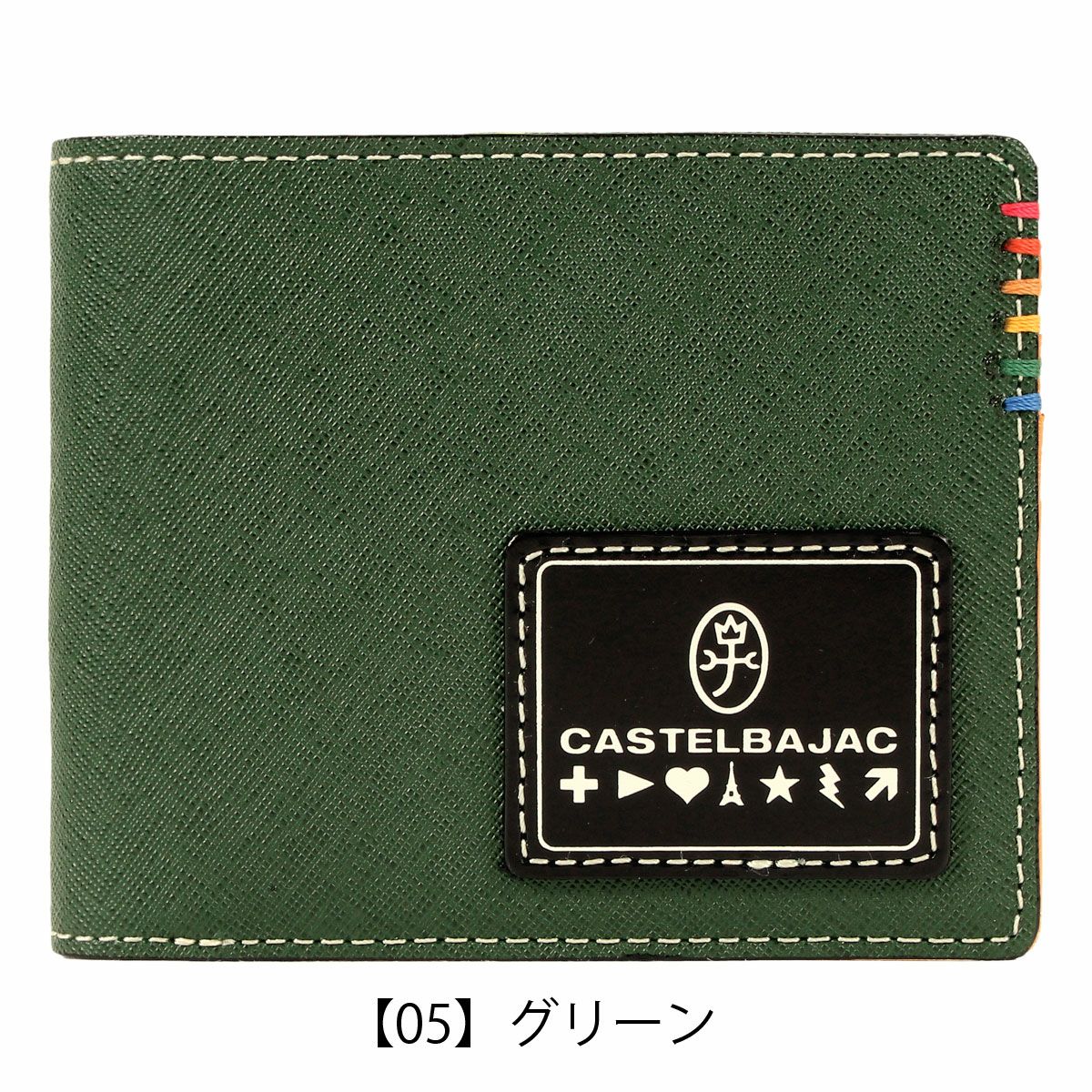 カステルバジャック 財布 二つ折り 本革 ソート 034613 メンズ