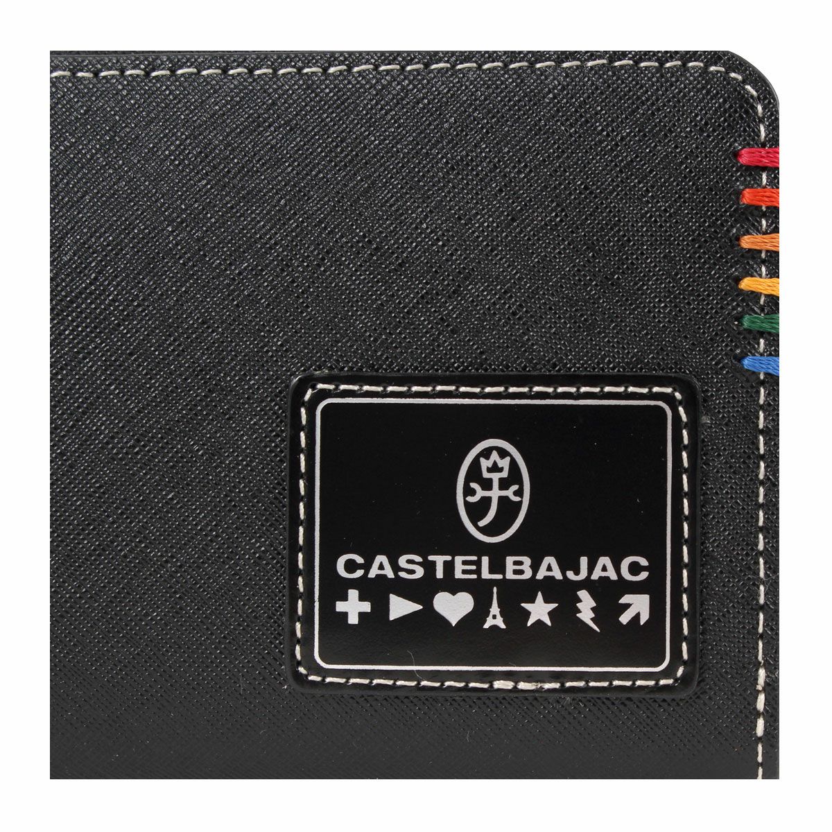 カステルバジャック 長財布 ラウンドファスナー 本革 ソート 034616