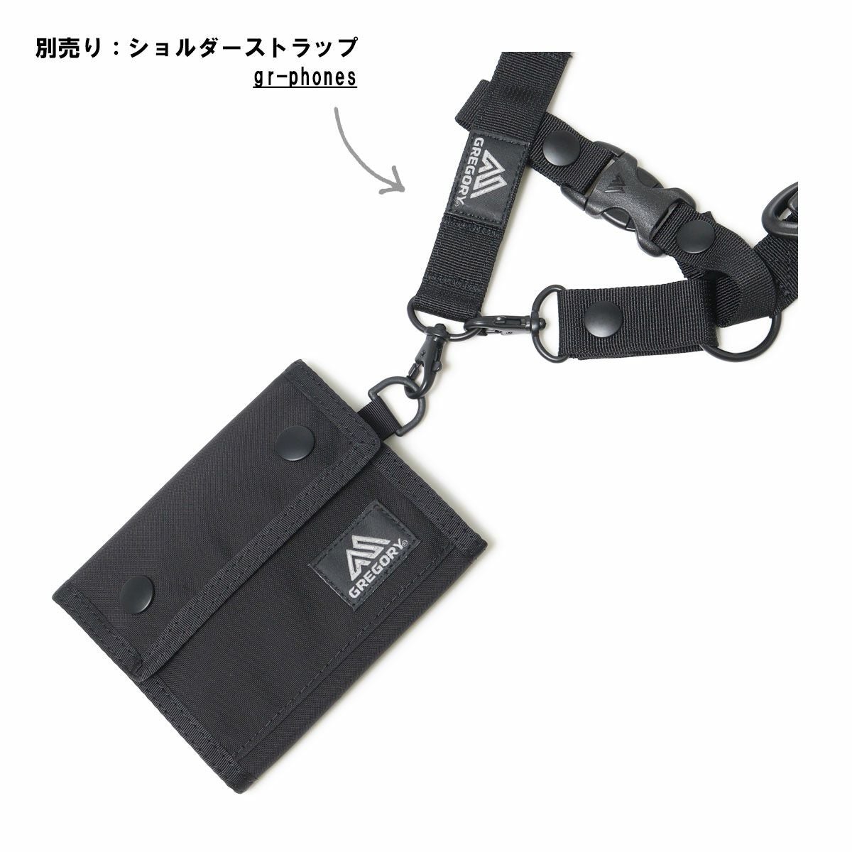 グレゴリー 三つ折り財布 メンズ レディース スナップワレット GREGORY