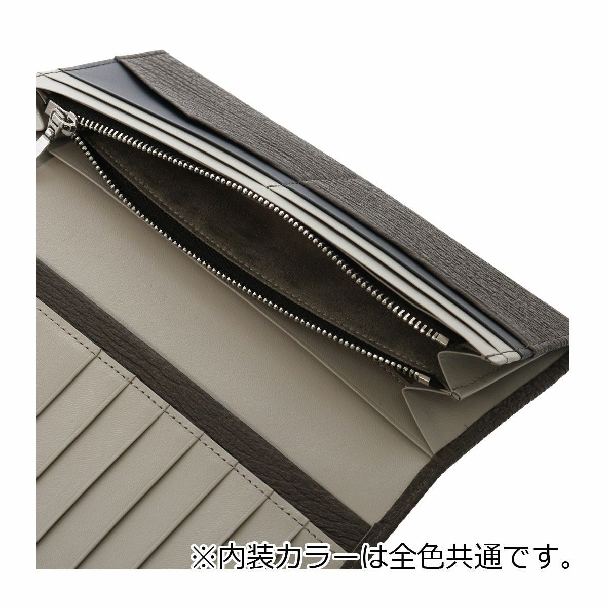 イズイット 長財布 かぶせ サメ革 鮫革 本革 メンズ ブルーシャーク