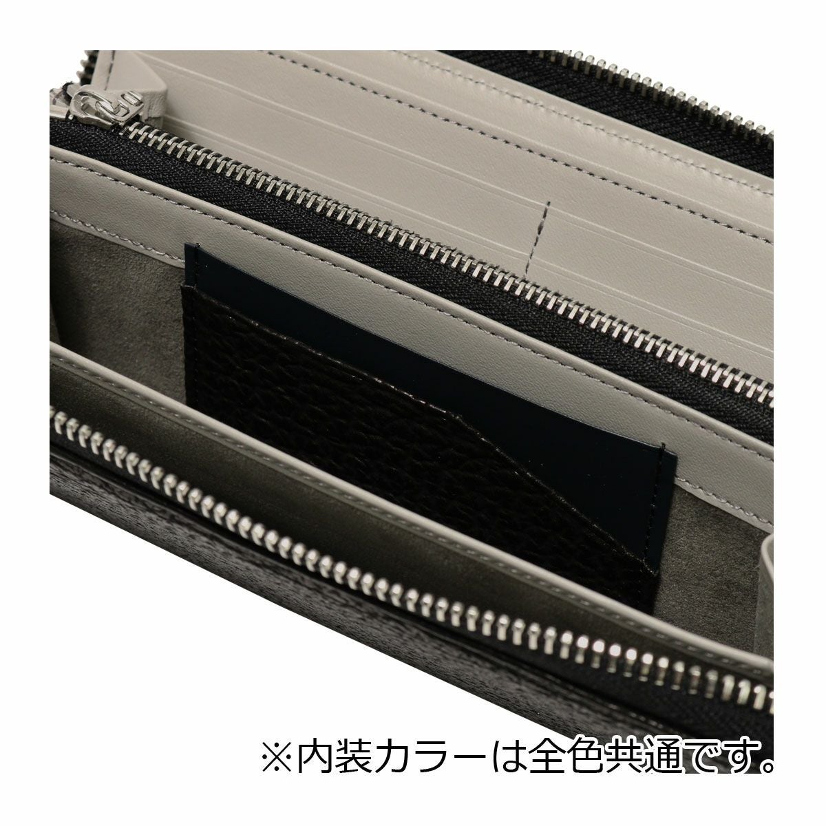 イズイット 長財布 ラウンドファスナー サメ革 鮫革 本革 メンズ