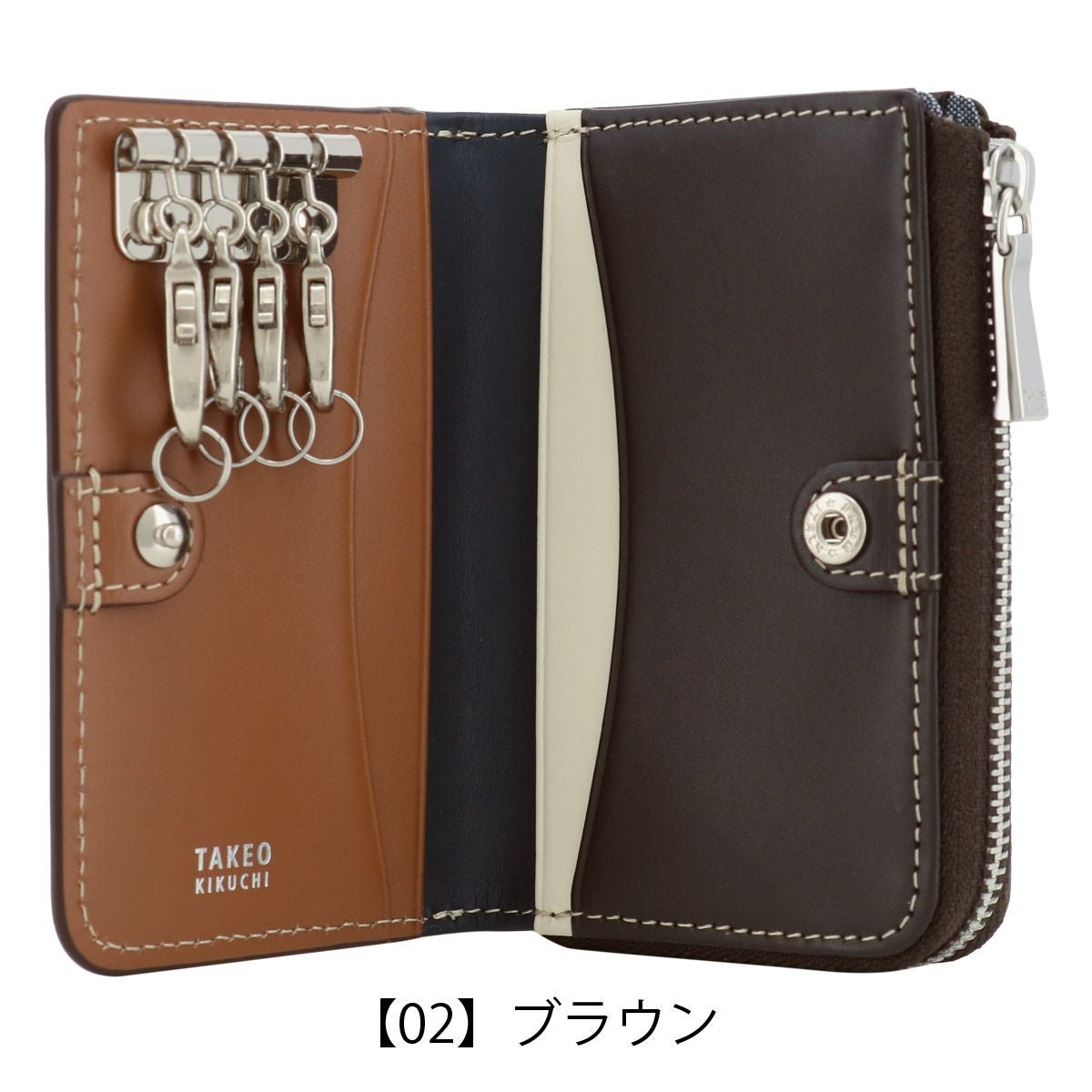 タケオキクチ キーケース 本革 メンズ 780612 マルゴII TAKEO KIKUCHI