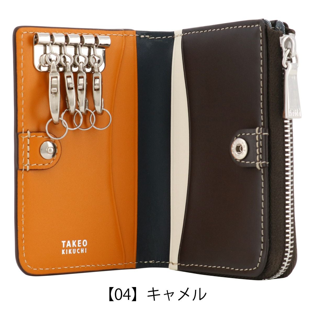 タケオキクチ キーケース 本革 メンズ 780612 マルゴII TAKEO KIKUCHI