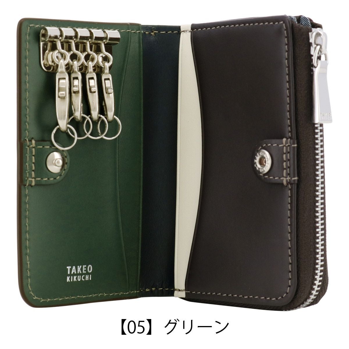 タケオキクチ キーケース 本革 メンズ 780612 マルゴII TAKEO KIKUCHI