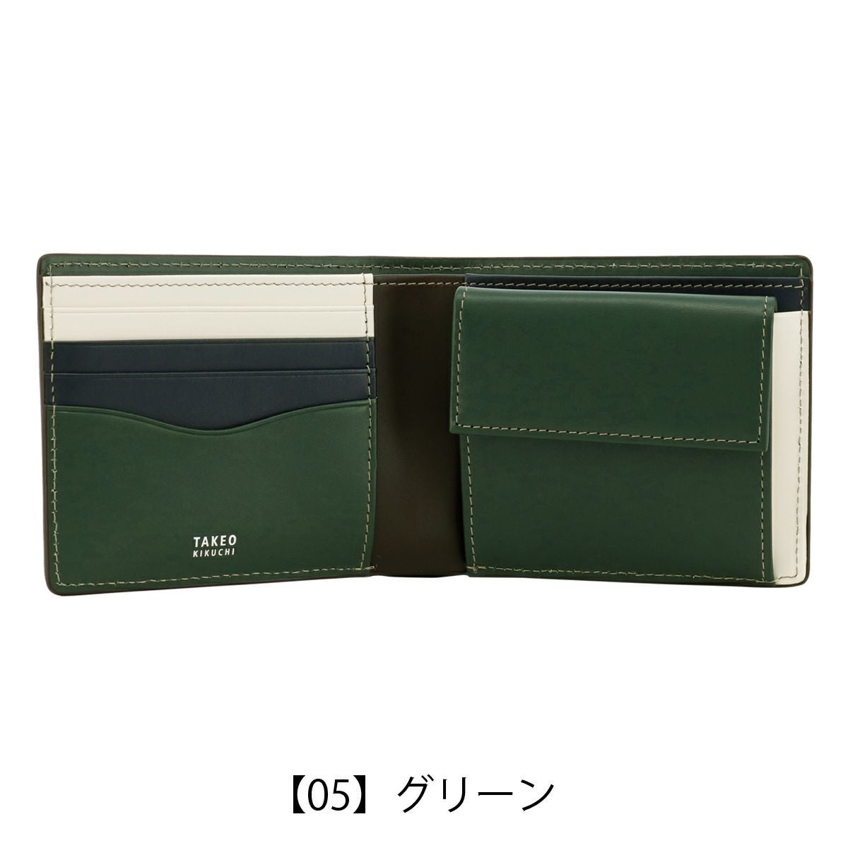 タケオキクチ 財布 二つ折り 本革 メンズ 780613 マルゴII TAKEO