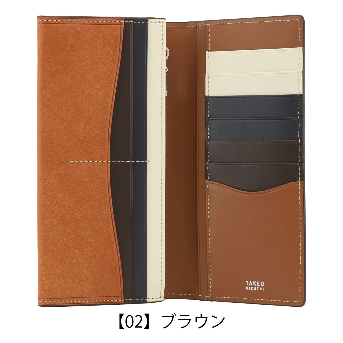 タケオキクチ 長財布 かぶせ 本革 メンズ 780615 マルゴII TAKEO