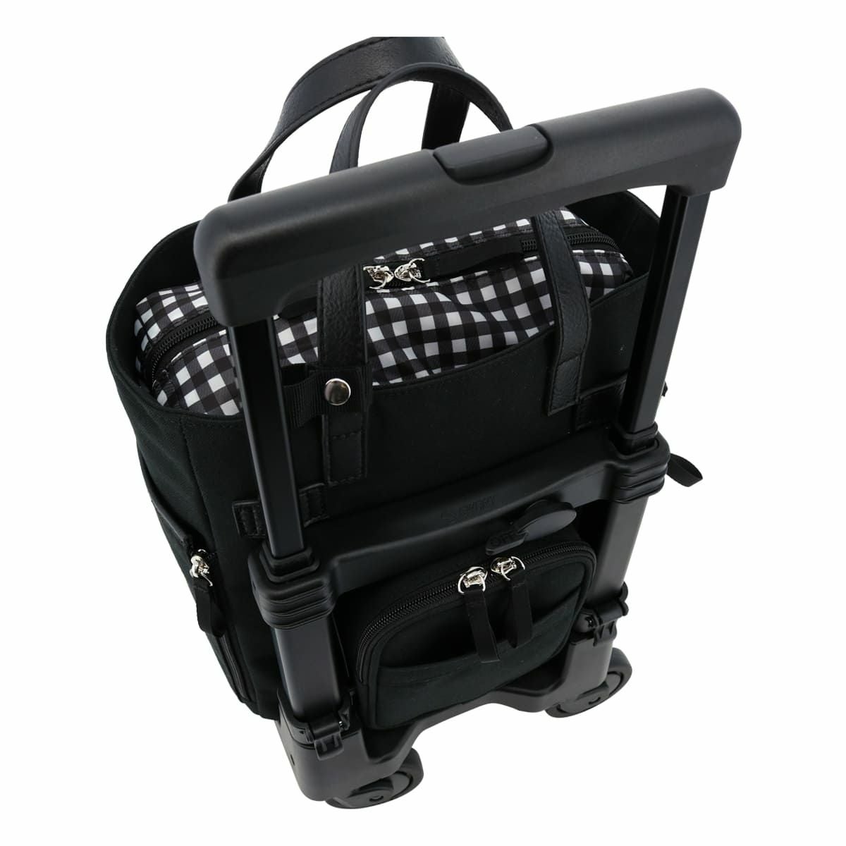 SWANY D-619-TS18/ブトーノブラック キャリーケース スワニー ショッピングカート ショッピングキャリー 静音 静か 撥水