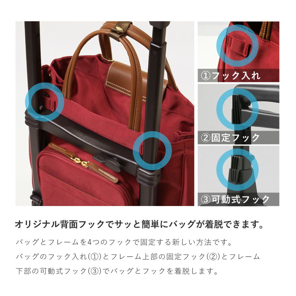 スワニー トランジットラウンジ ショッピングカート 21L 44cm 2.4kg
