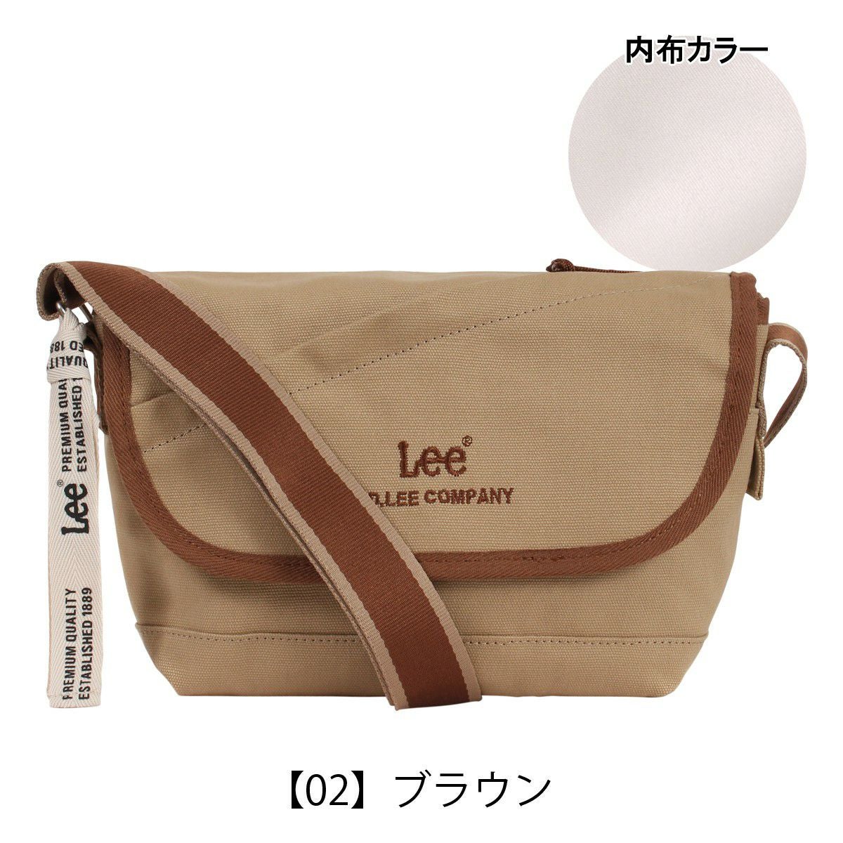 Lee ショルダーバック フラップ型 キャンバス レディース 320-1302