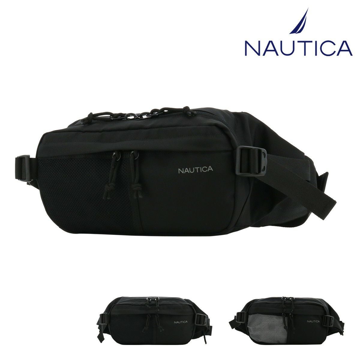   Jeans ブラック ボディバッグ ノーティカ ボディバッグ メンズ レディース 370-7000 NTC-007 NAUTICA