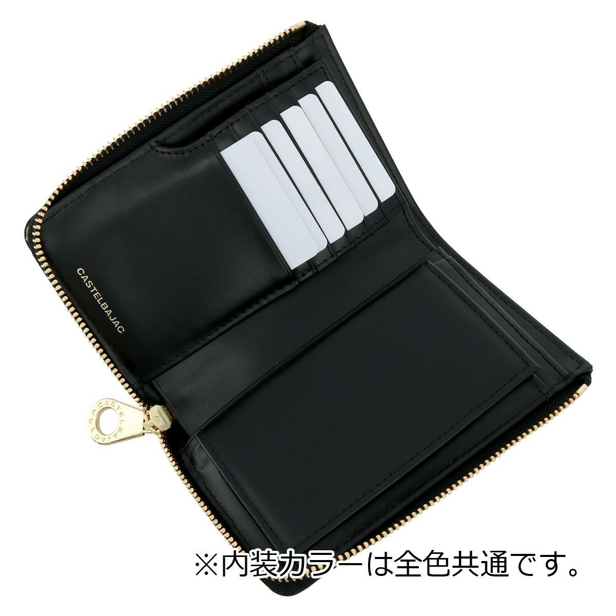 カステルバジャック 二つ折り財布 本革 メンズ コメット 046601