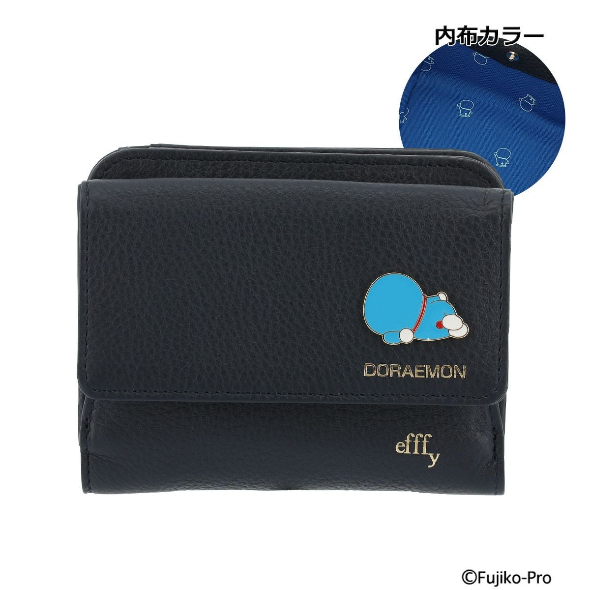 EFFFY×DORAEMON エフィー×ドラえもん/二つ折り財布/CLB3-02/ABランク/62【中古】 efffy（エフィー） 財布 ドラえもん 二つ折り財布 レディース