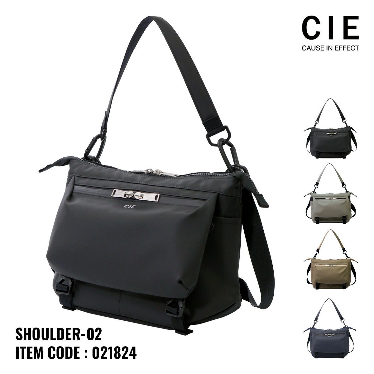 [新品] CIE コーデュラ　ショルダーバッグ　ハンドバッグ　2WAY 日本製 CIE（シー） ショルダーバッグ バッグ VARIOUS SHOULDER-02 メンズ