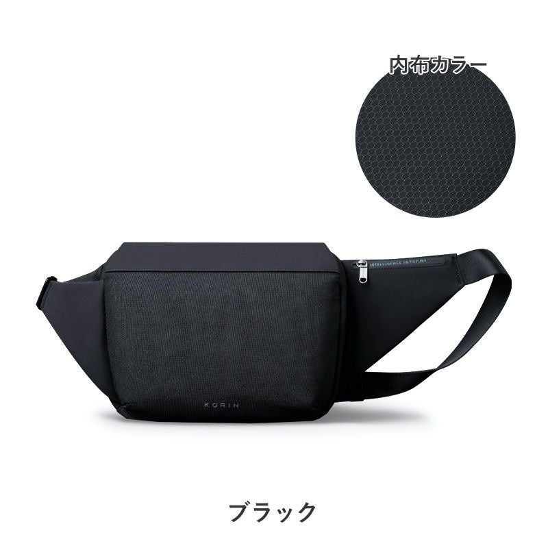 コリンデザイン ボディバッグ スナップスリング メンズ レディース