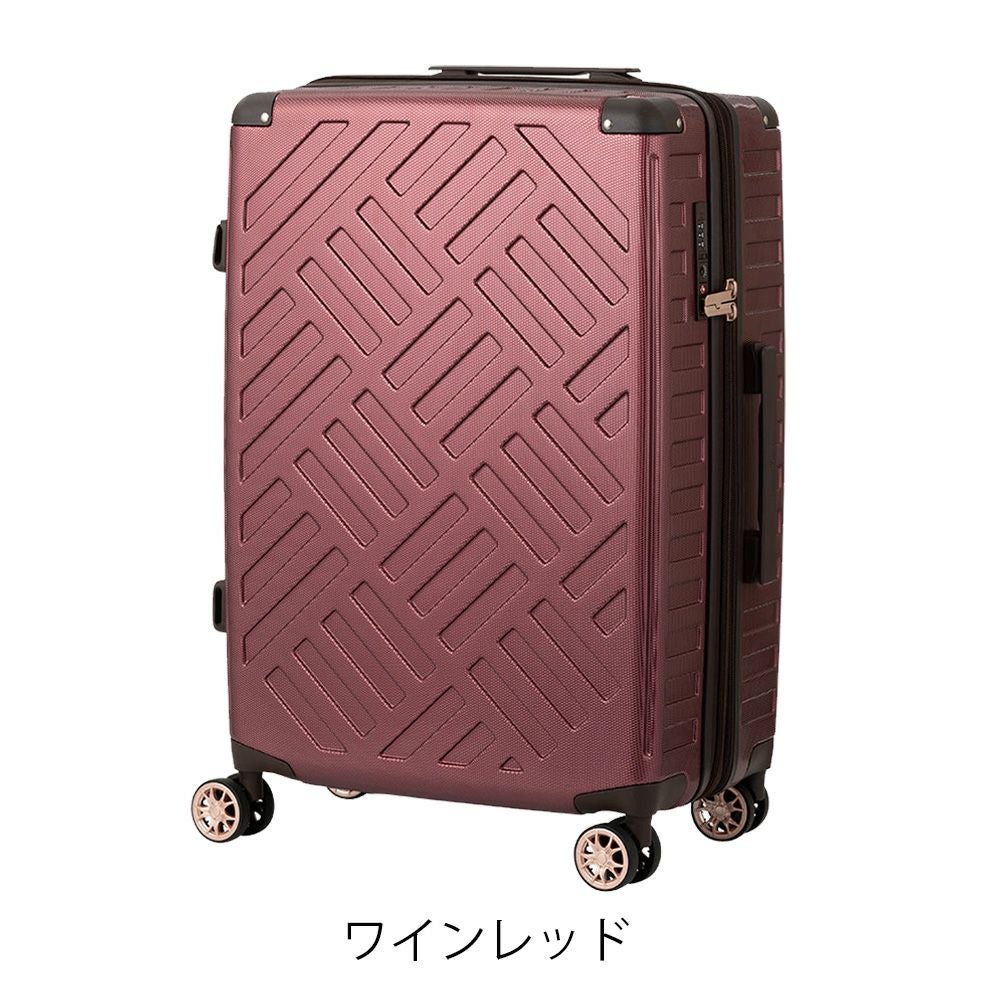 レジェンドウォーカー 大型 スーツケース 90L ワインレッド 4輪 TSA レジェンドウォーカー スーツケース ファスナー デッキ 100(110)L 75cm