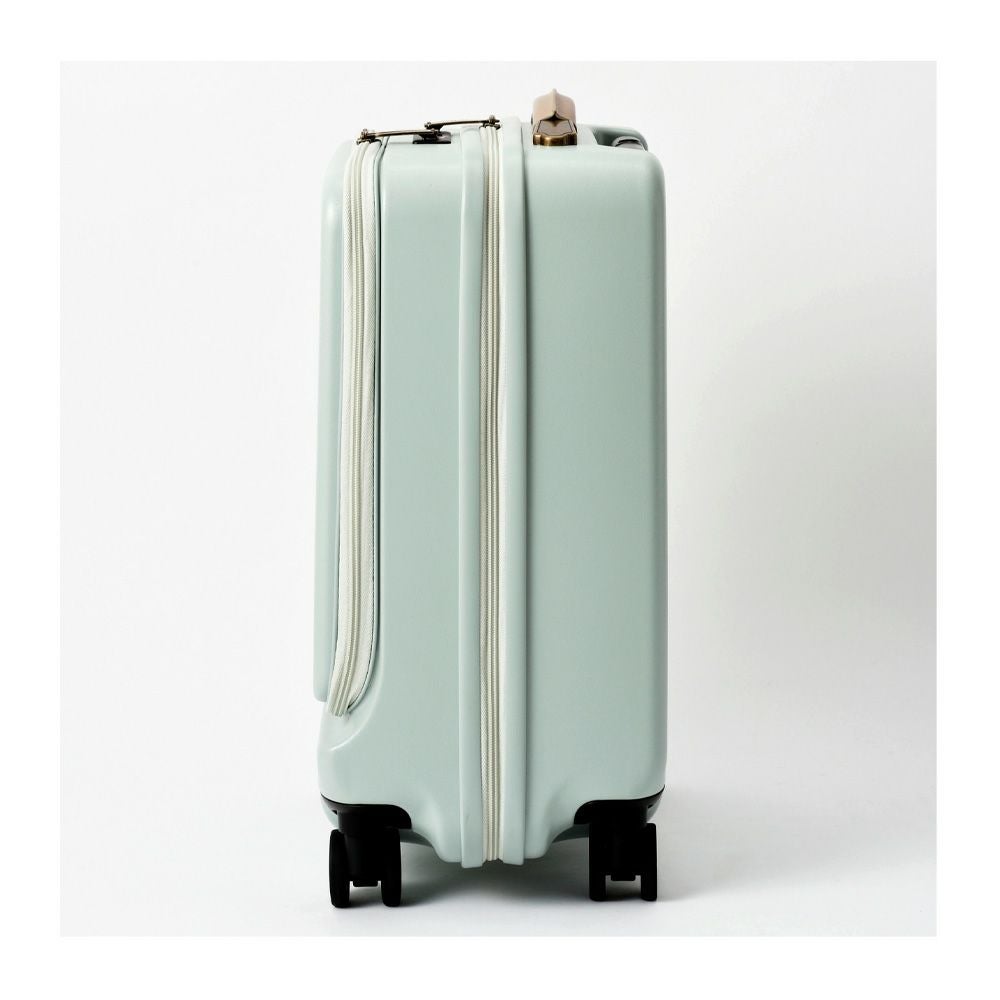 ミレスト スーツケース 34L 48cm 3.6kg フロントオープン ストッパー