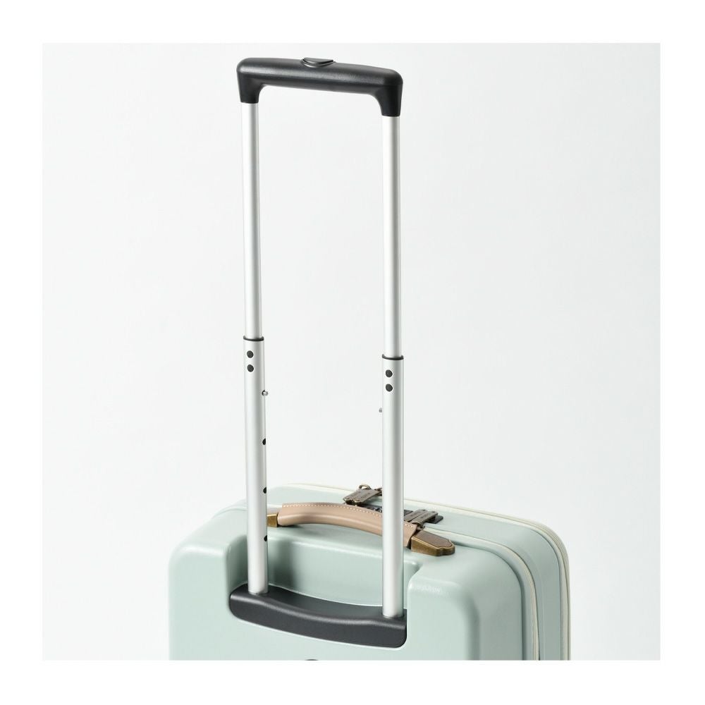ミレスト スーツケース 34L 48cm 3.6kg フロントオープン ストッパー