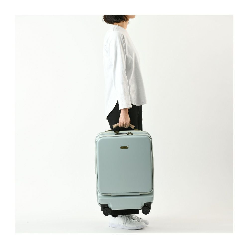 ミレスト スーツケース 34L 48cm 3.6kg フロントオープン ストッパー