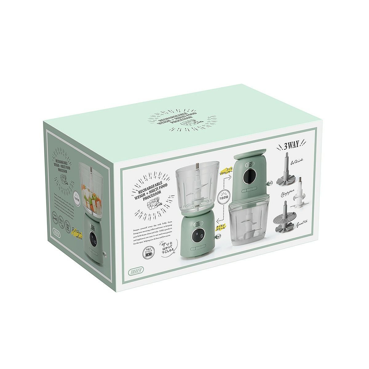 トフィー フードプロセッサー ミキサー 泡立て器 K-CH2 Toffy