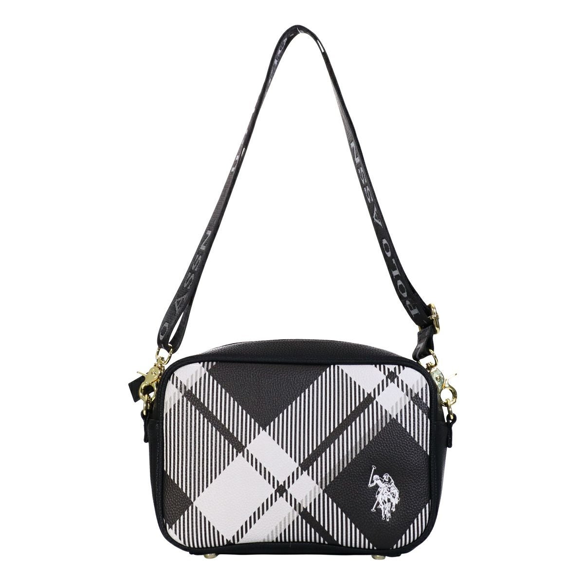 U.S.POLOASSNショルダーバック Buy U.S. Polo Assn. Black Womens Stanford Small Cross-Body Bag