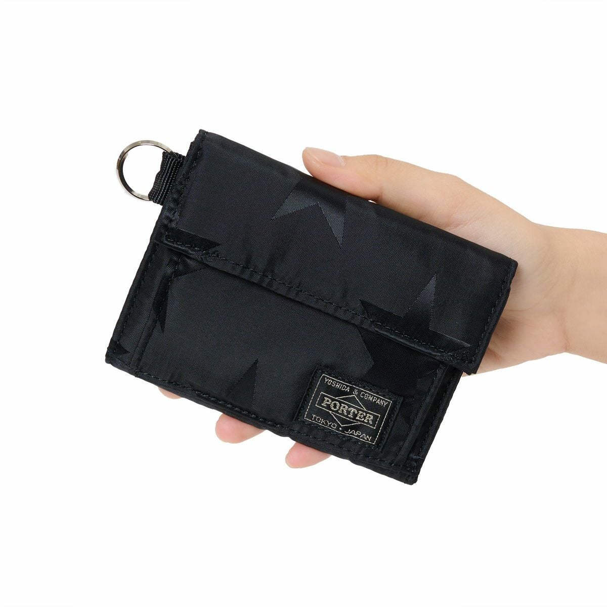 PORTER ブライトスター 二つ折財布 ブラック コンパクト 吉田カバン 654-07081-1.jpg